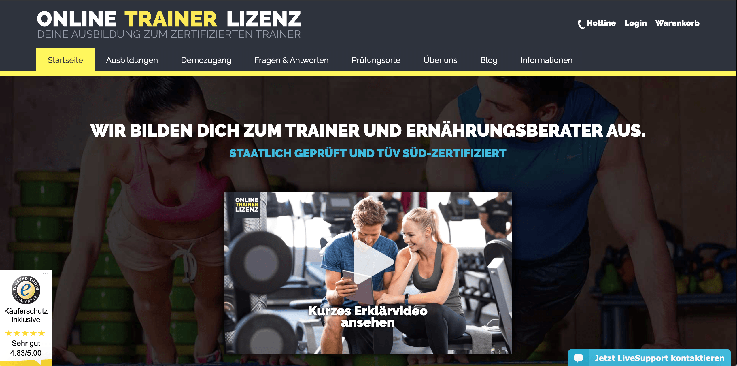 Online Trainer Lizenz