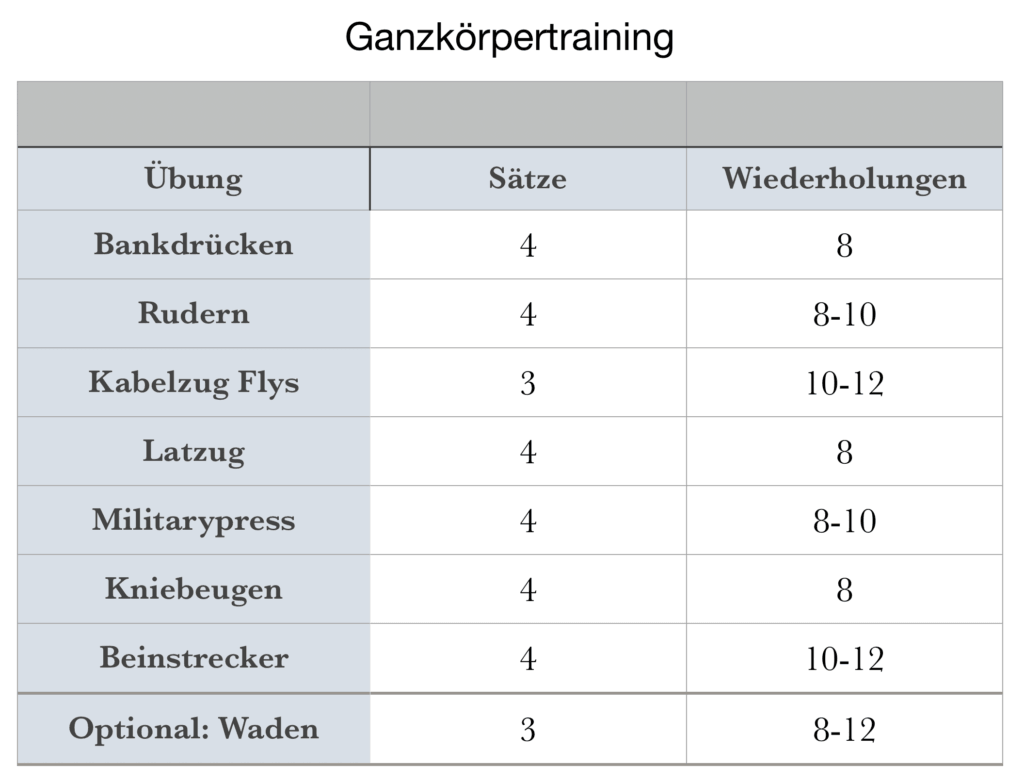 Ganzkörper-training